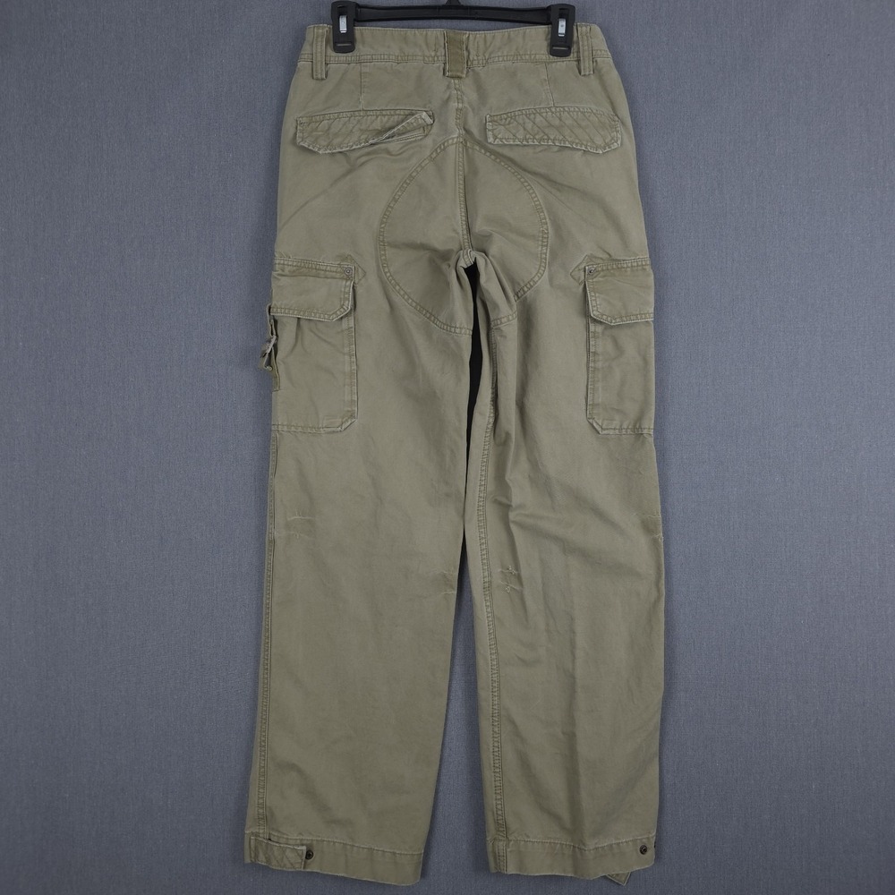 Vintage Old Navy Military Cargo Pants Mens 30x32 (Fits 30x31) Green Y2K Skater - Picture 8 of 16